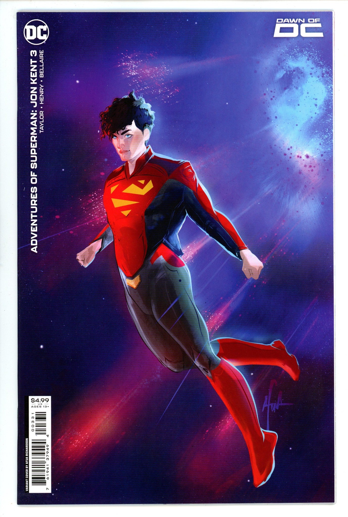 Adventures of Superman: Jon Kent 3 High Grade (2023) Richardson Variant 