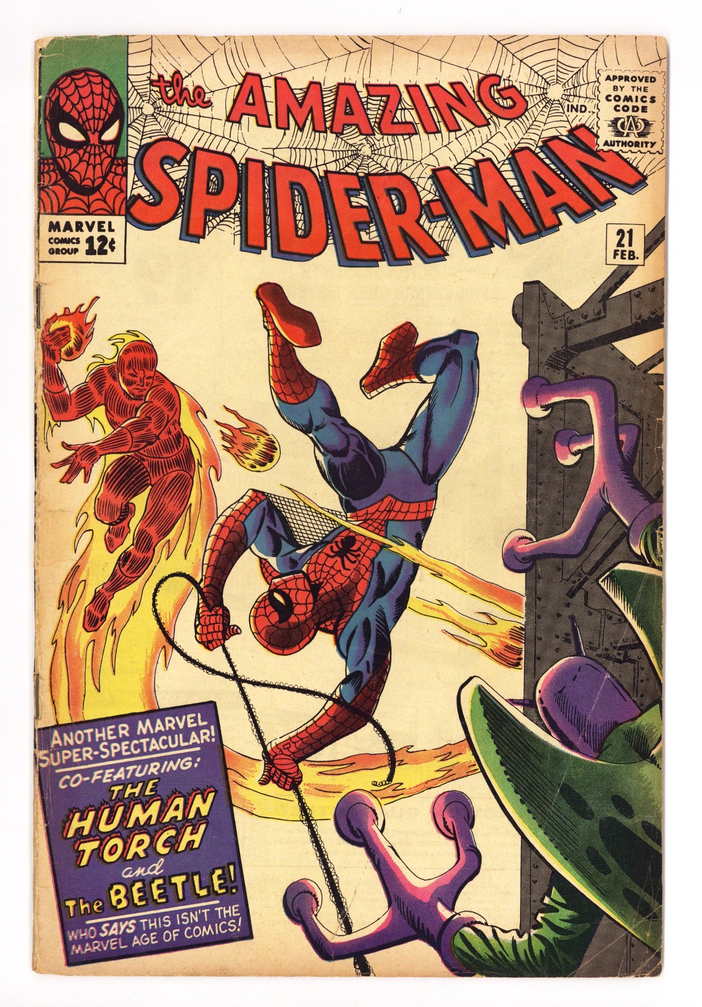 The Amazing Spider-Man Vol 1 21 VG (4.0) Missing Last Page (1965) 