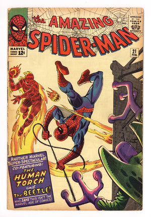 The Amazing Spider-Man Vol 1 21 VG (4.0) Missing Last Page (1965) 