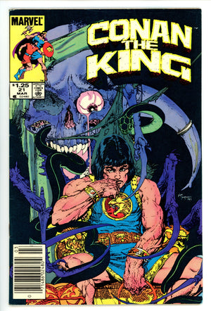 Conan the King Vol 1 21 Mid Grade (1984) Canadian Price Variant