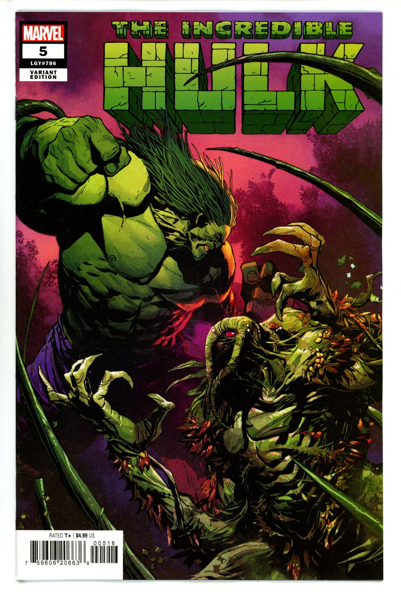 Incredible Hulk Vol 4 5 Yu Incentive Variant NM (2023)