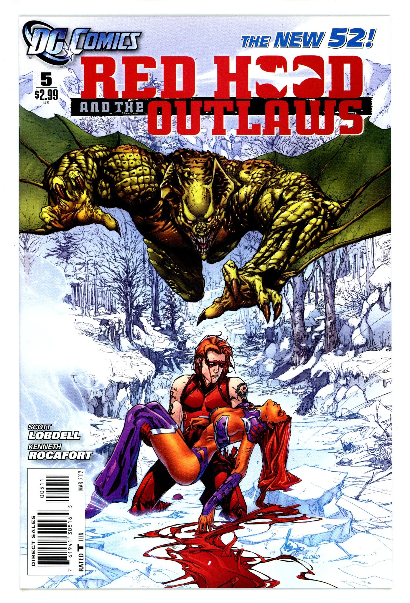 Red Hood and the Outlaws Vol 1 5 High Grade (2012) 
