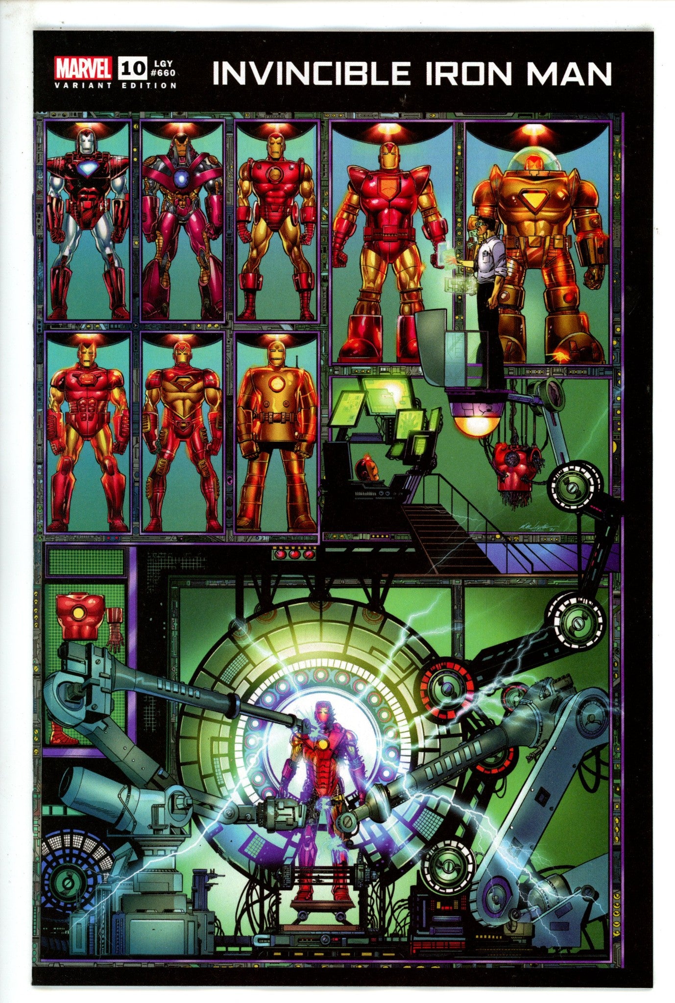 Invincible Iron Man Vol 4 10 Layton Wraparound Variant (1900)
