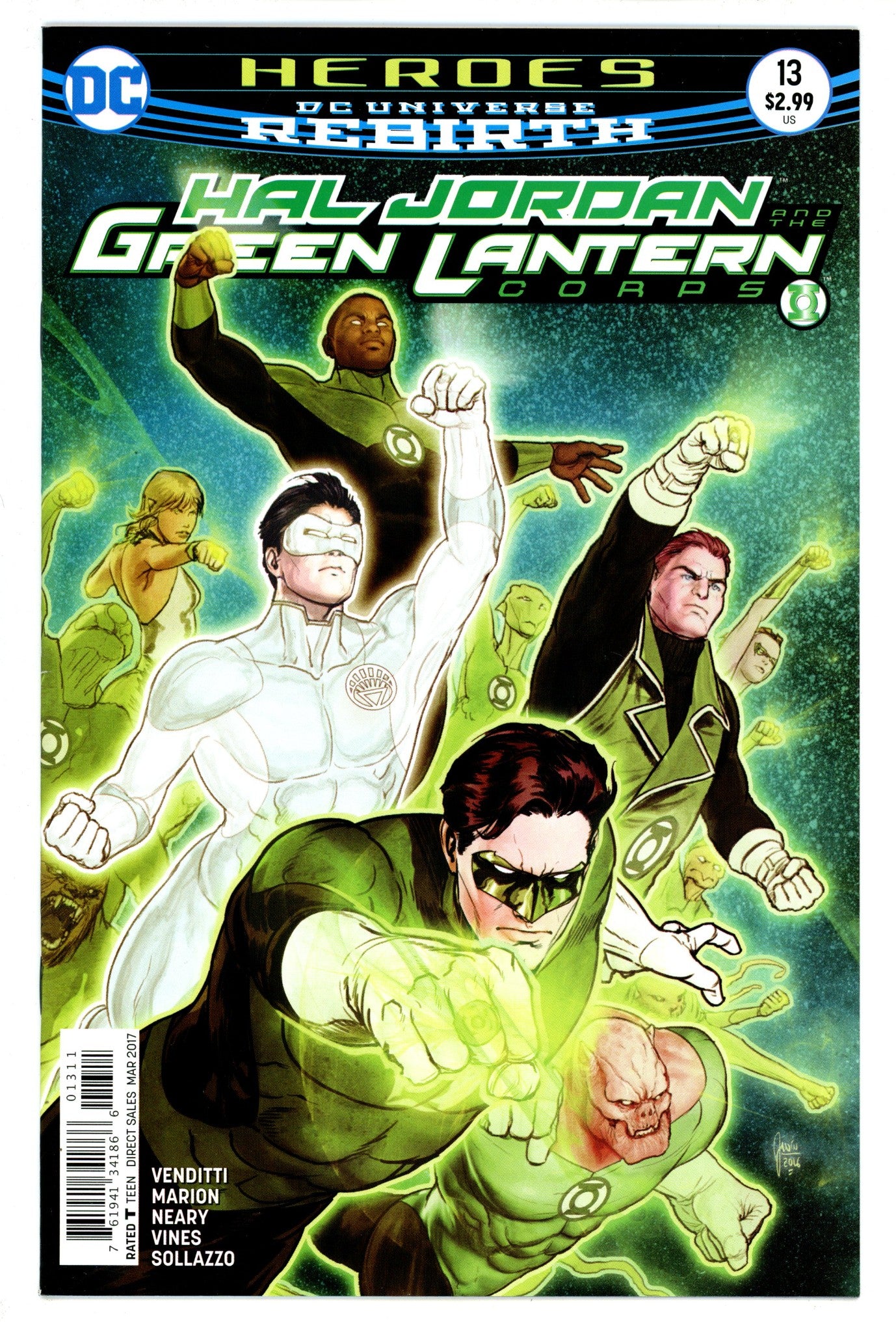 Hal Jordan and the Green Lantern Corps 13 High Grade (2017) 