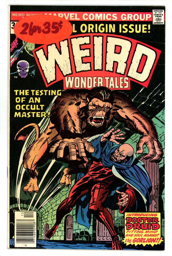 Weird Wonder Tales 19 VG/FN (5.0) (1976)