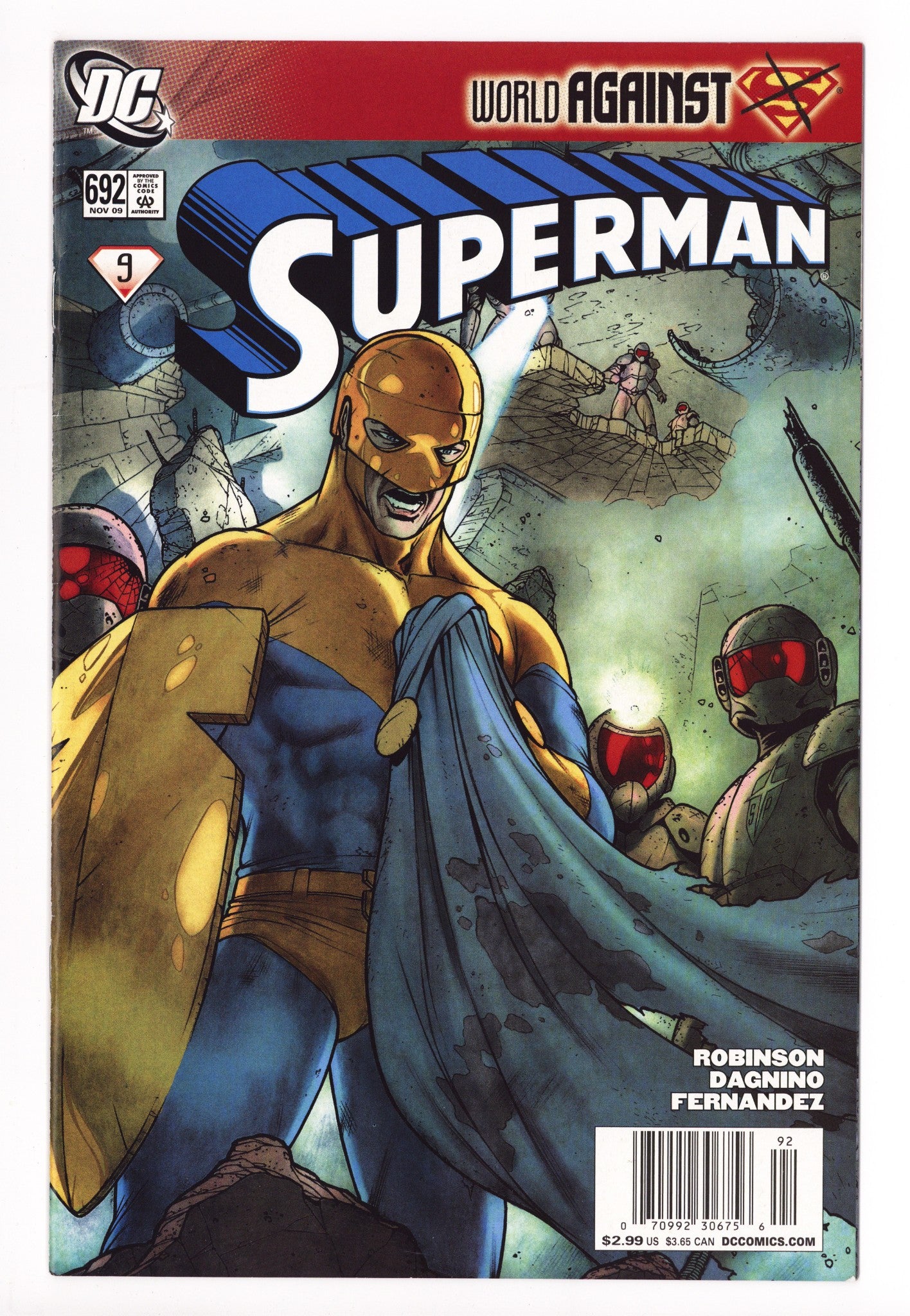 Superman Vol 1 692 FN/VF (7.0) (2009) Newsstand 