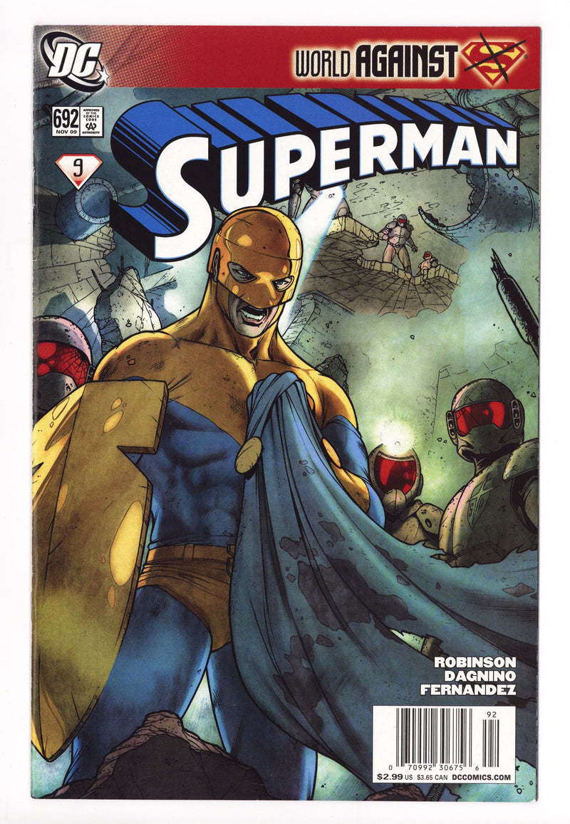 Superman Vol 1 692 FN/VF (7.0) (2009) Newsstand 