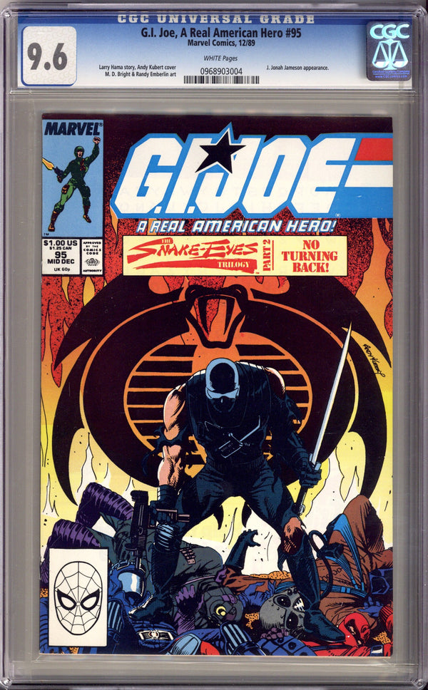 G.I. Joe, A Real American Hero 95 CGC 9.6 (NM+) (1989)