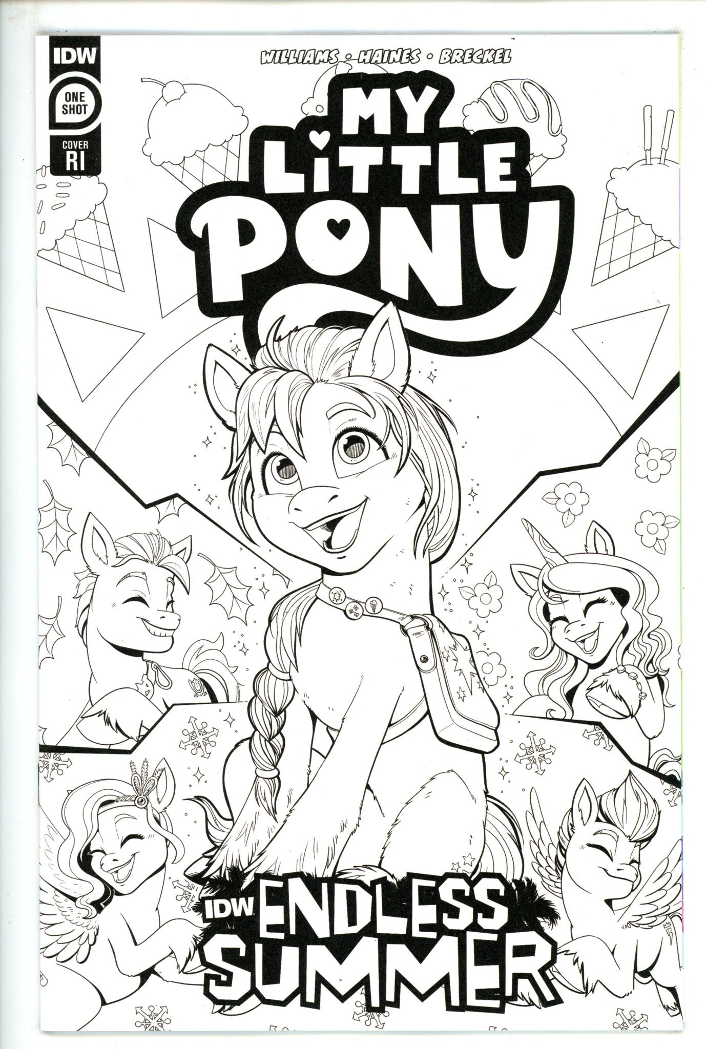 IDW Endless Summer My Little Pony 1 Incentive Variant NM+ (2023)