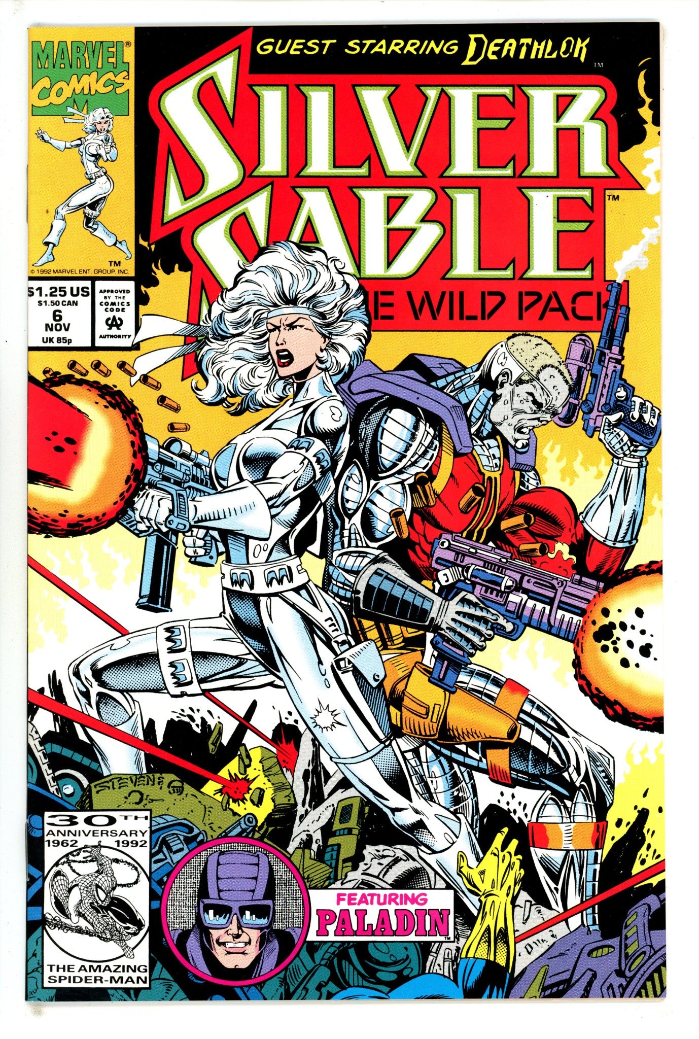 Silver Sable and the Wild Pack 6 (1992)