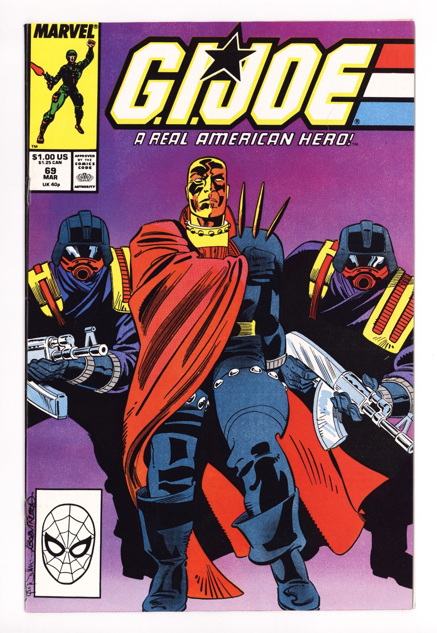 G.I. Joe, A Real American Hero 69 NM- (9.2) (1988) 