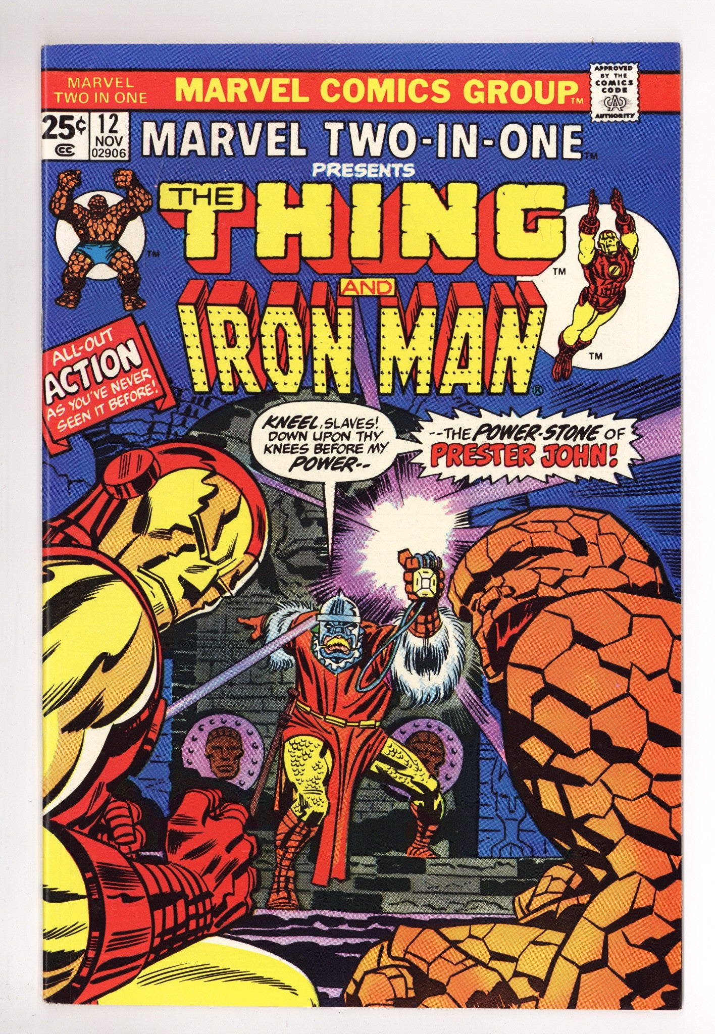 Marvel Two-in-One Vol 1 12 NM- (9.2) (1975) 