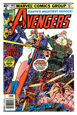 The Avengers Vol 1 195 VF (8.0) (1980) Newsstand