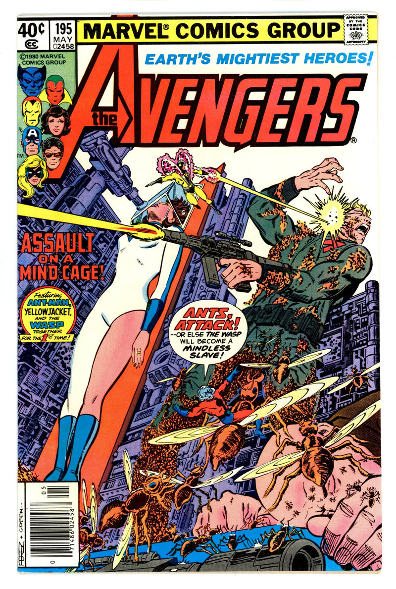 The Avengers Vol 1 195 VF (8.0) (1980) Newsstand 