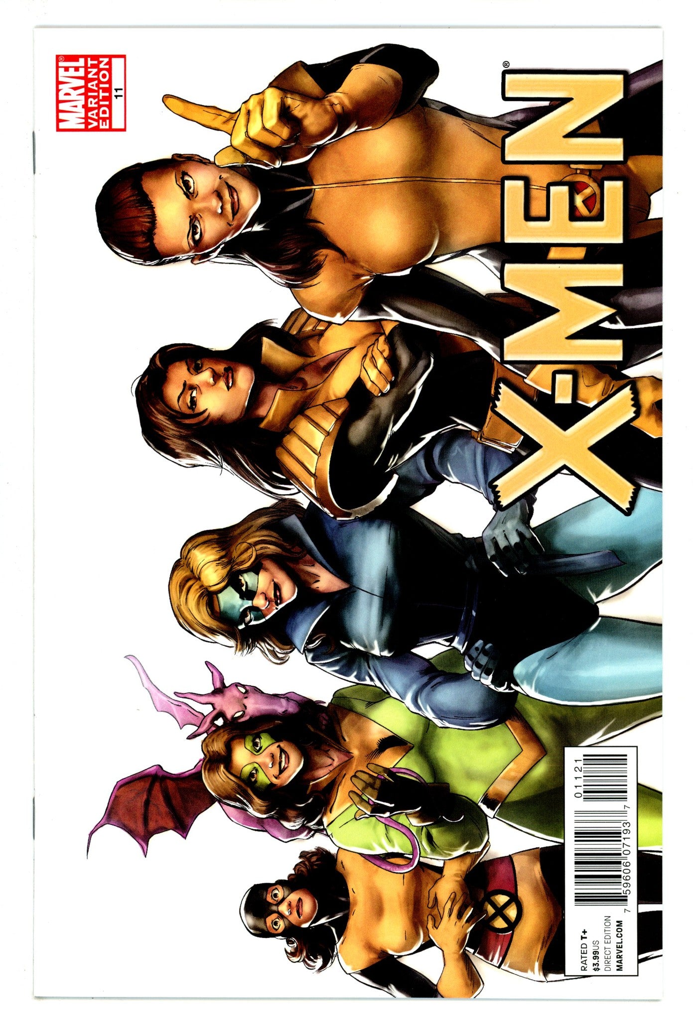 X-Men Vol 2 11 NM- (9.2) (2011) Lopez Incentive Variant 