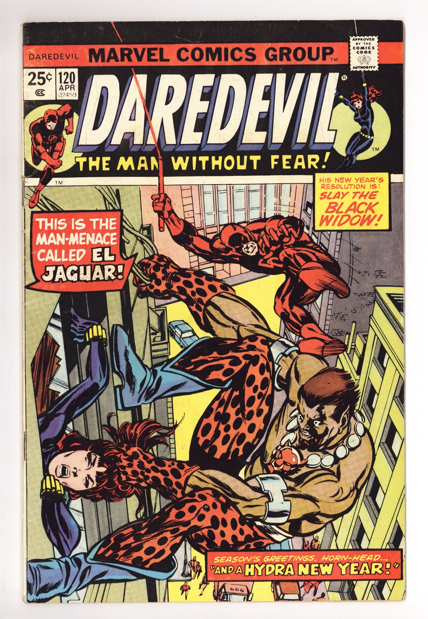 Daredevil Vol 1 120 VG (4.0) No MVS (1975) 