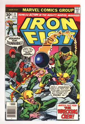Iron Fist Vol 1 11 Mid Grade (1977)