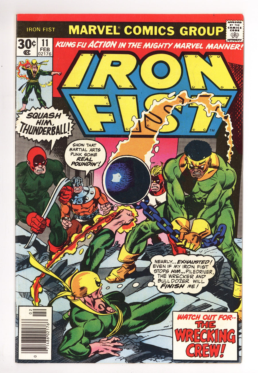 Iron Fist Vol 1 11 Mid Grade (1977) 