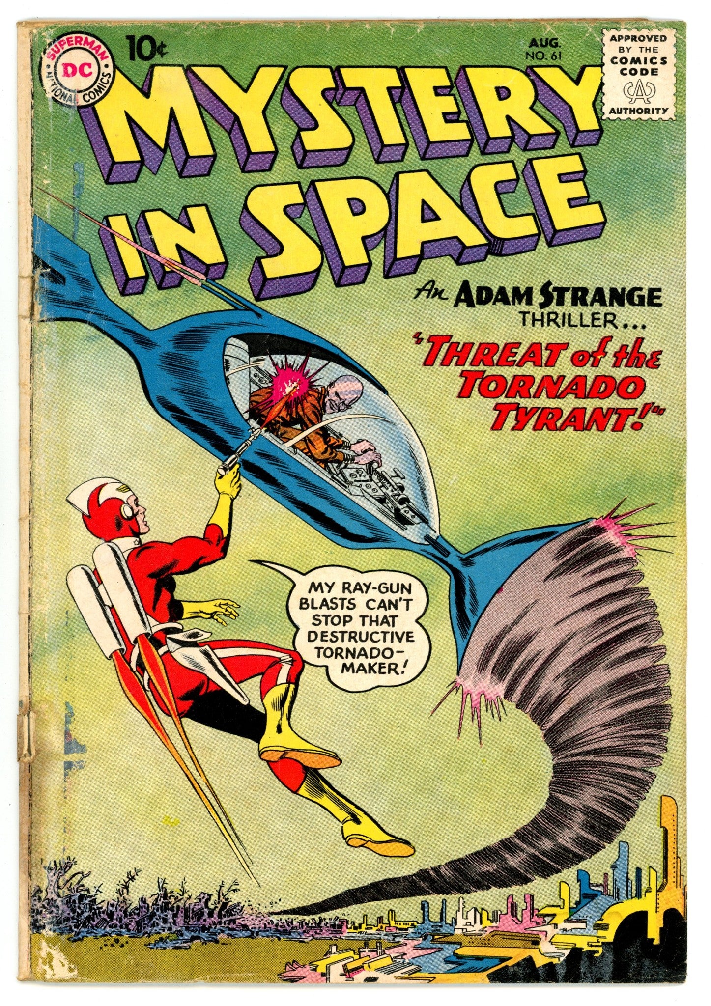 Mystery in Space Vol 1 61  GD (2.0) Cover Glued  (1960)        