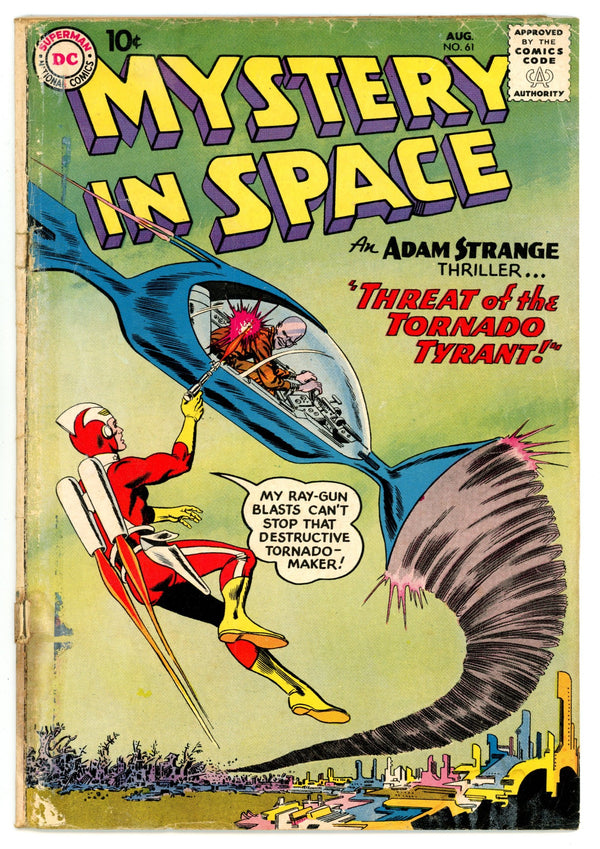 Mystery in Space Vol 1 61 GD (2.0) Cover Glued (1960)