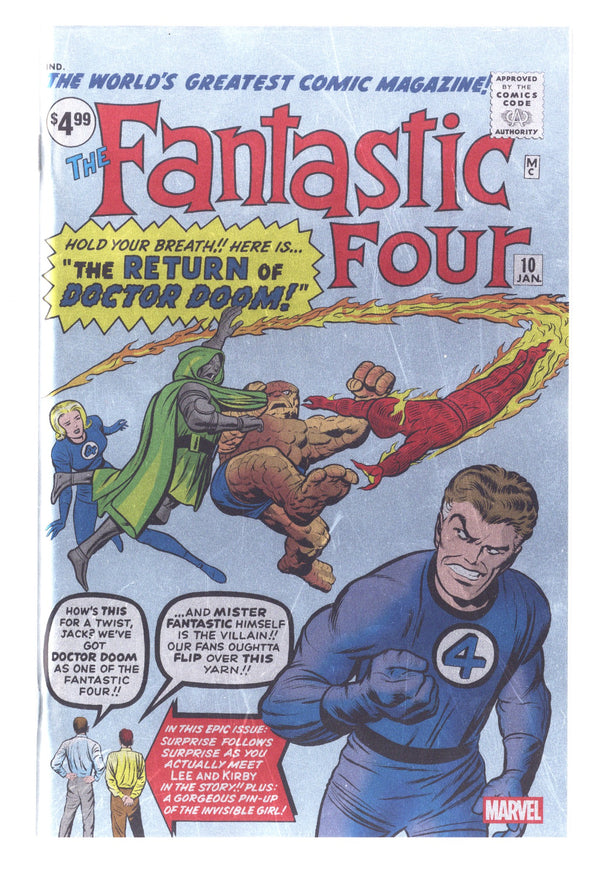 Fantastic Four Vol 1 10 Kirby Facsimile Foil Variant (2025)