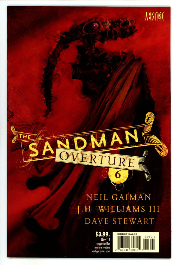 The Sandman: Overture 6 High Grade (2015) McKean Variant