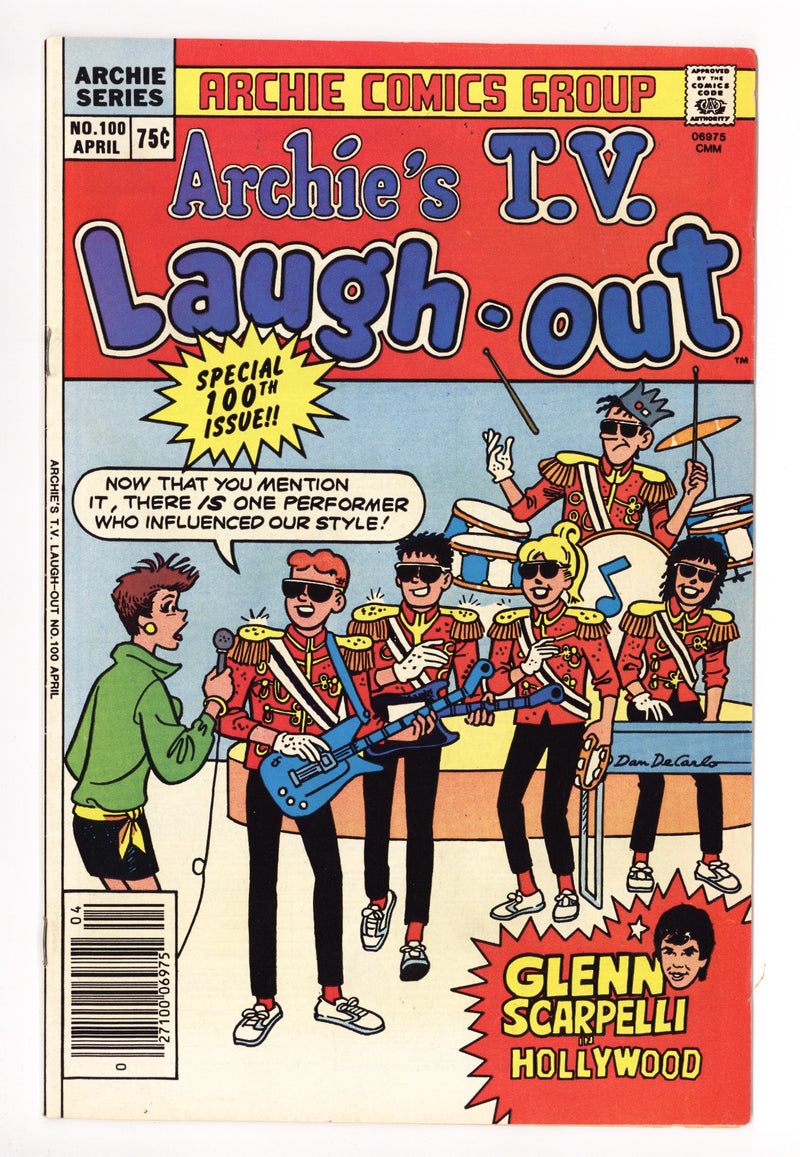 Archie's TV Laugh-Out 100 Mid Grade (1985) Canadian Price Variant 