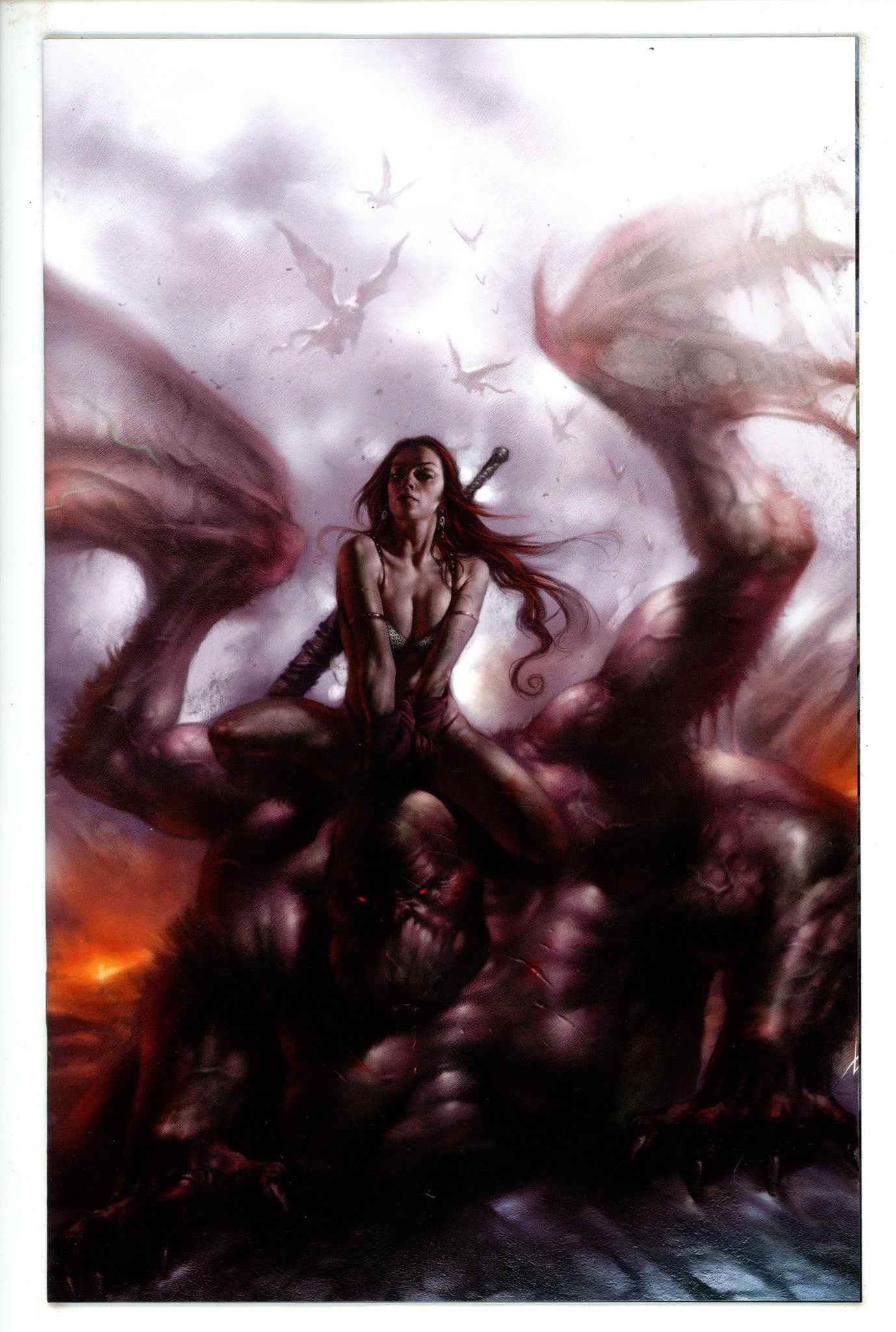 Red Sonja Vol 7 1 Parrillo Limited Virgin Variant NM- (2023)