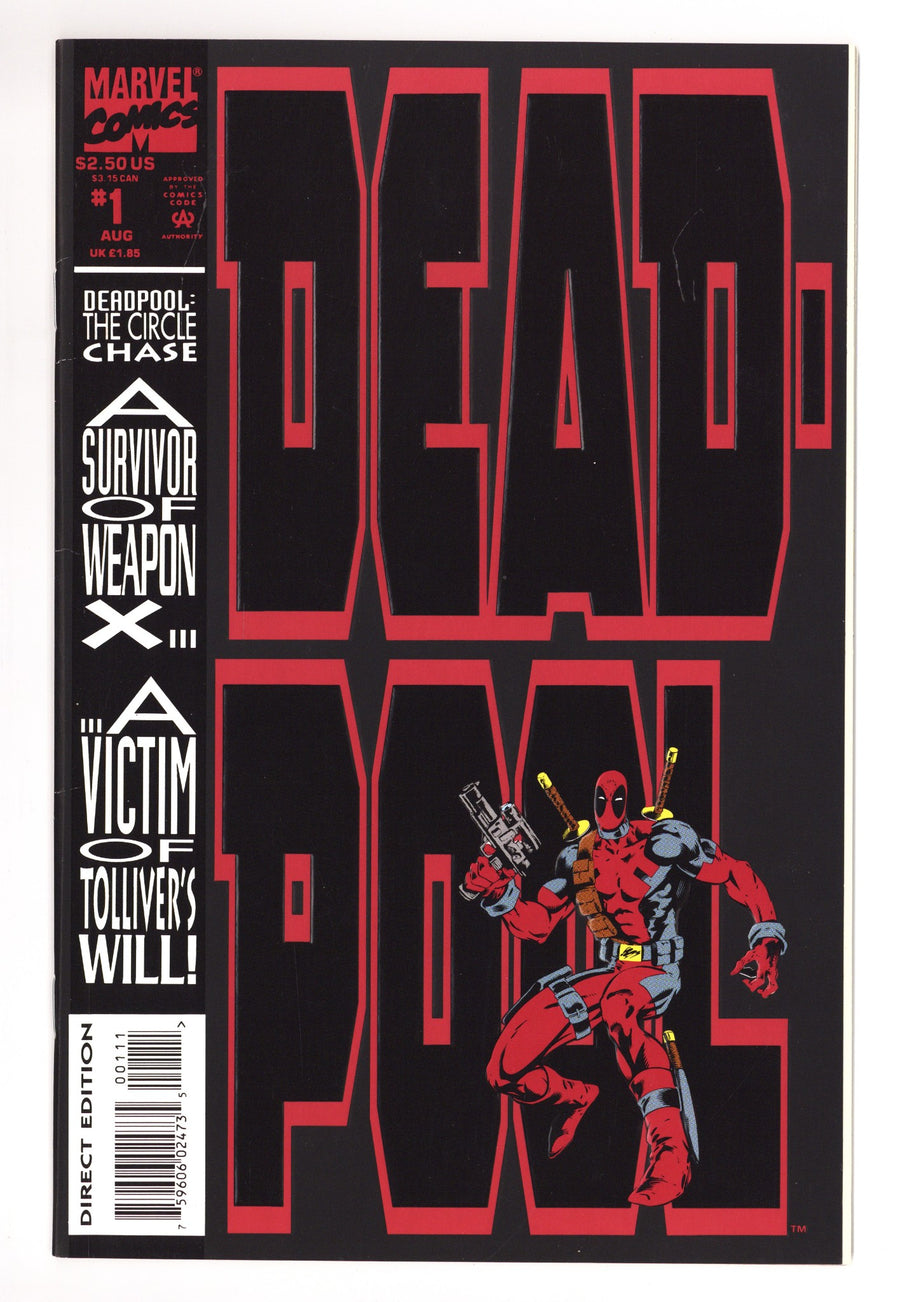 Deadpool: The Circle Chase 1 VF- (7.5) (1993) 