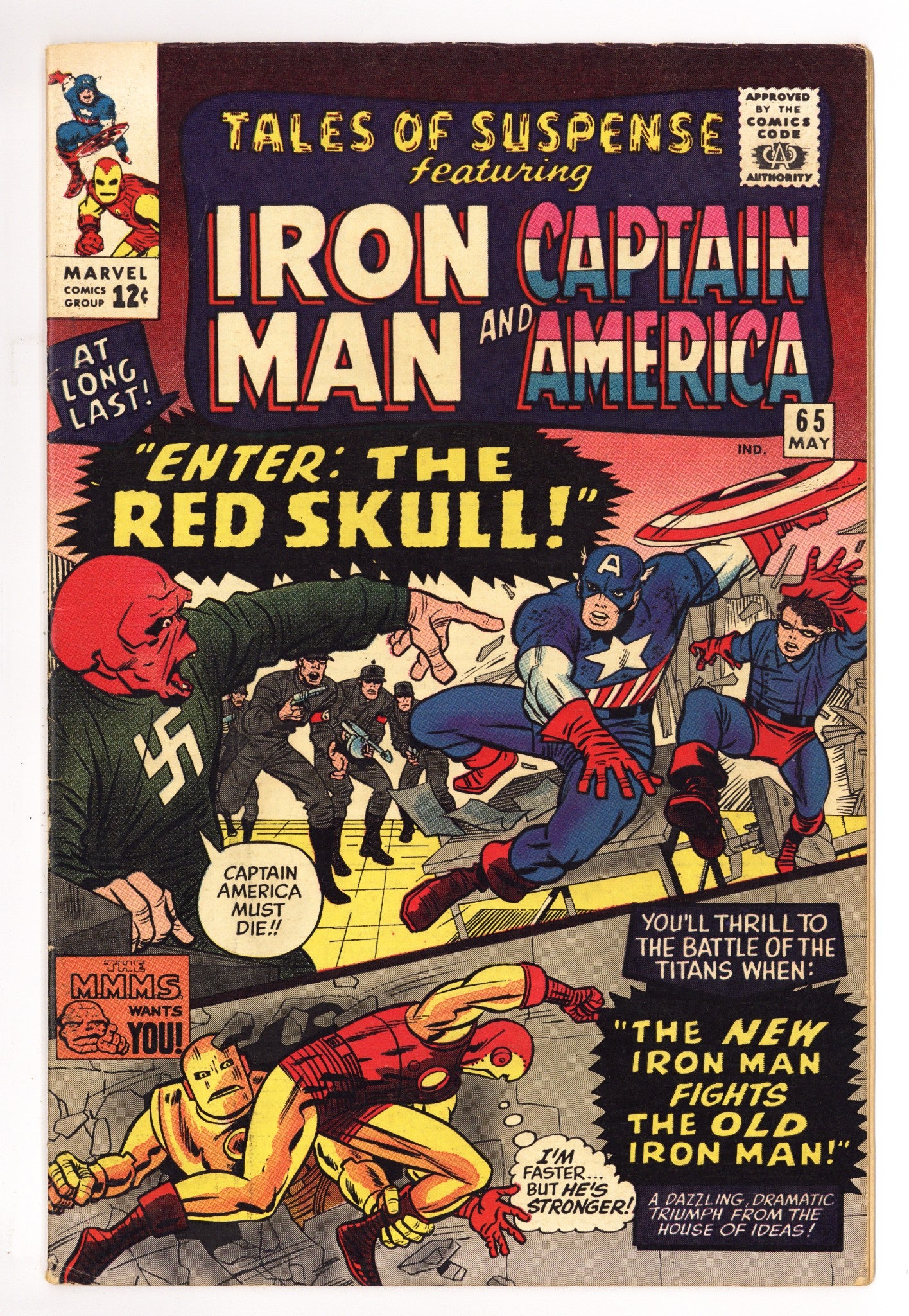 Tales of Suspense Vol 1 65 FN- (5.5) (1965) 