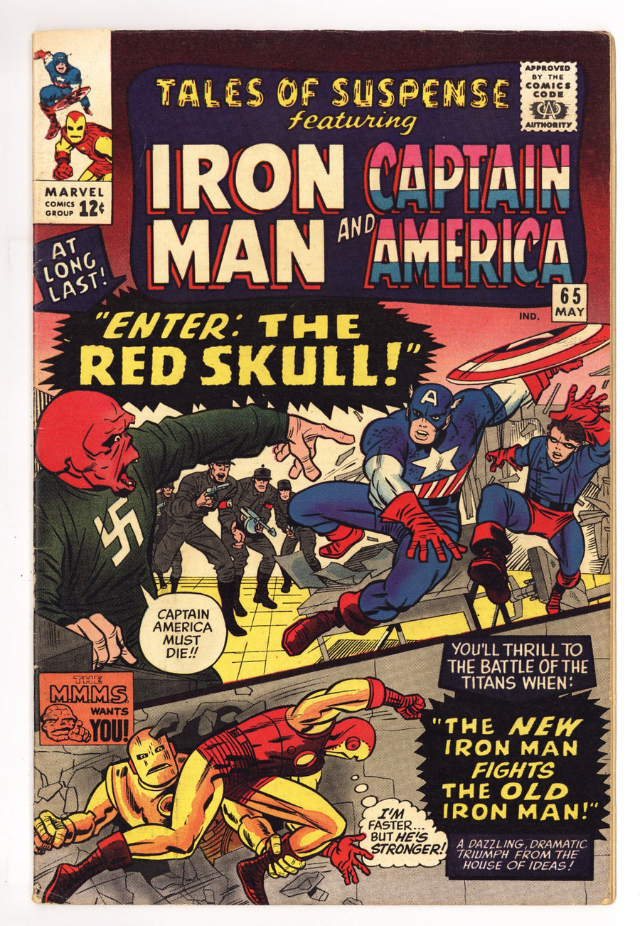 Tales of Suspense Vol 1 65 FN- (5.5) (1965) 