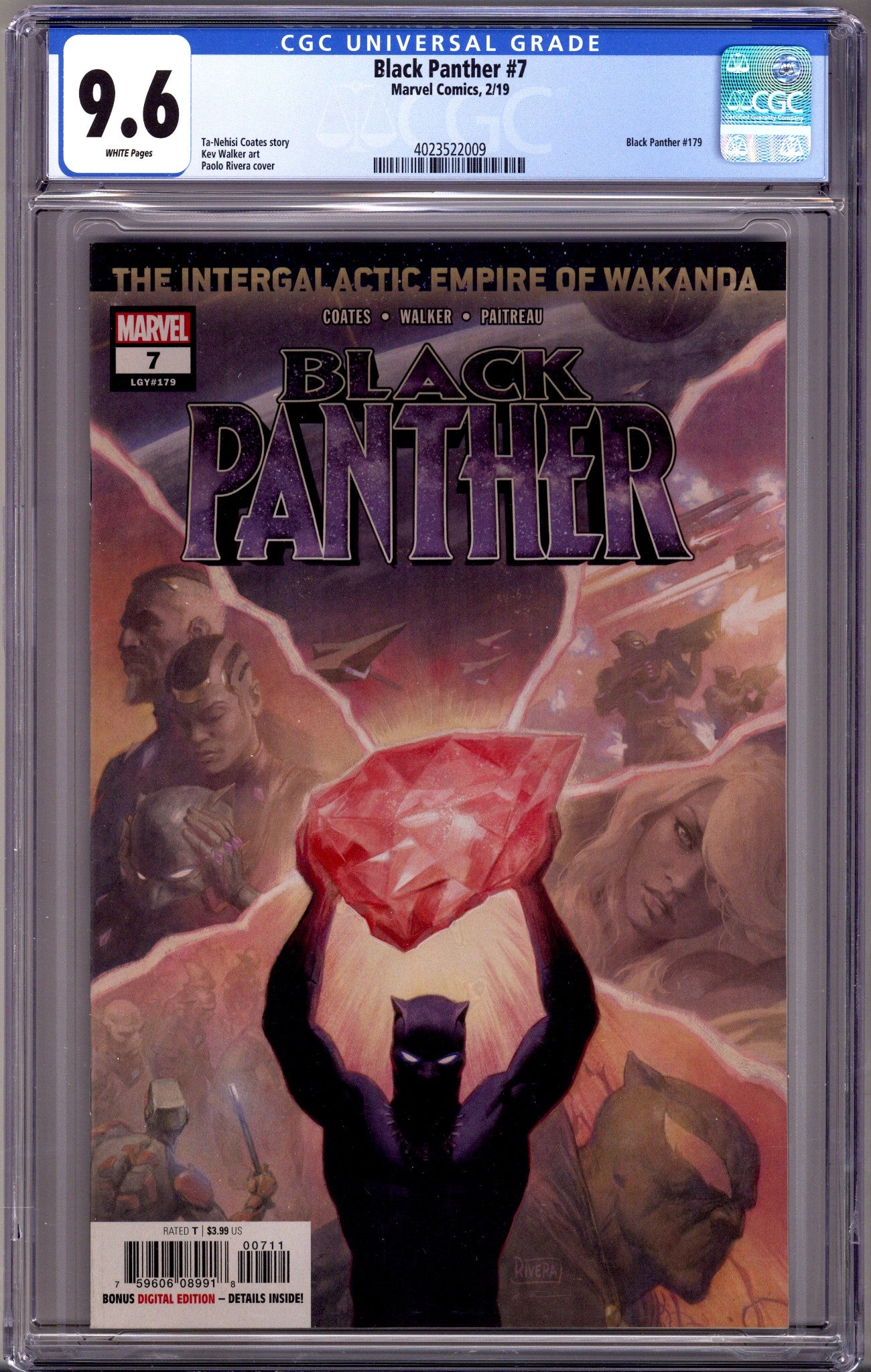 Black Panther Vol 7 7 (179) CGC 9.6 (NM+) (2019) 