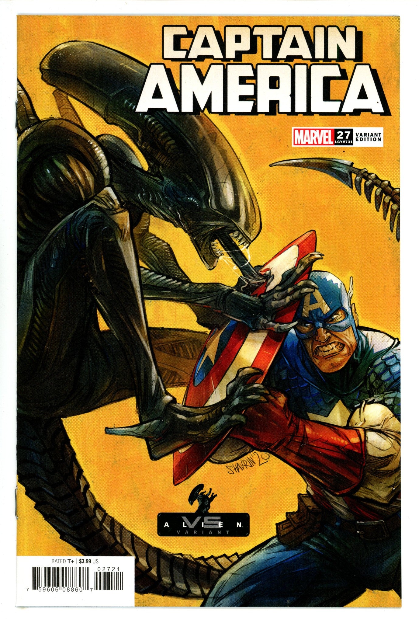 Captain America Vol 9 27 (731) High Grade (2021) Shavrin Variant 