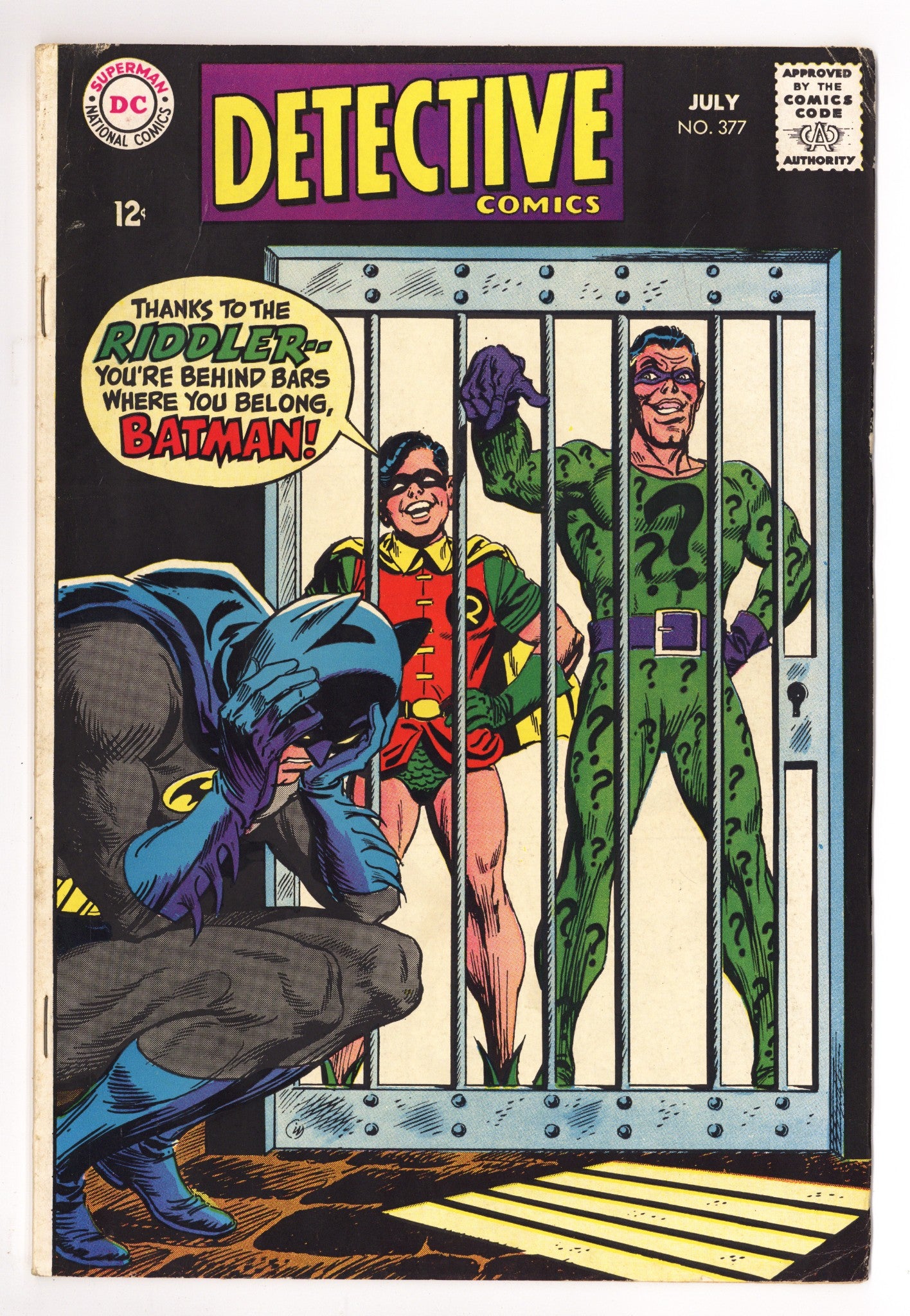 Detective Comics Vol 1 377 FN- (5.5) (1968) 