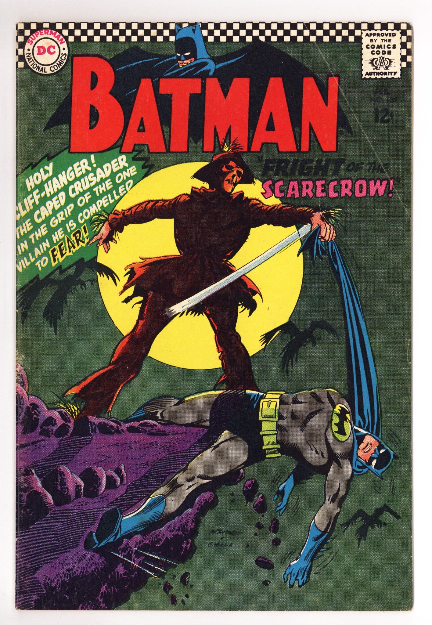Batman Vol 1 189 VG+ (4.5) (1967) 