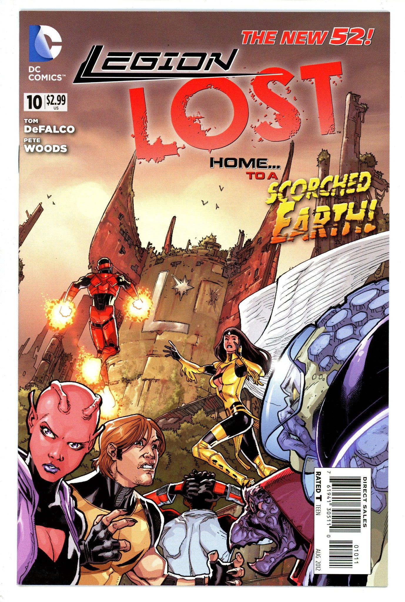 Legion Lost Vol 2 10  Mid Grade  (2012)   