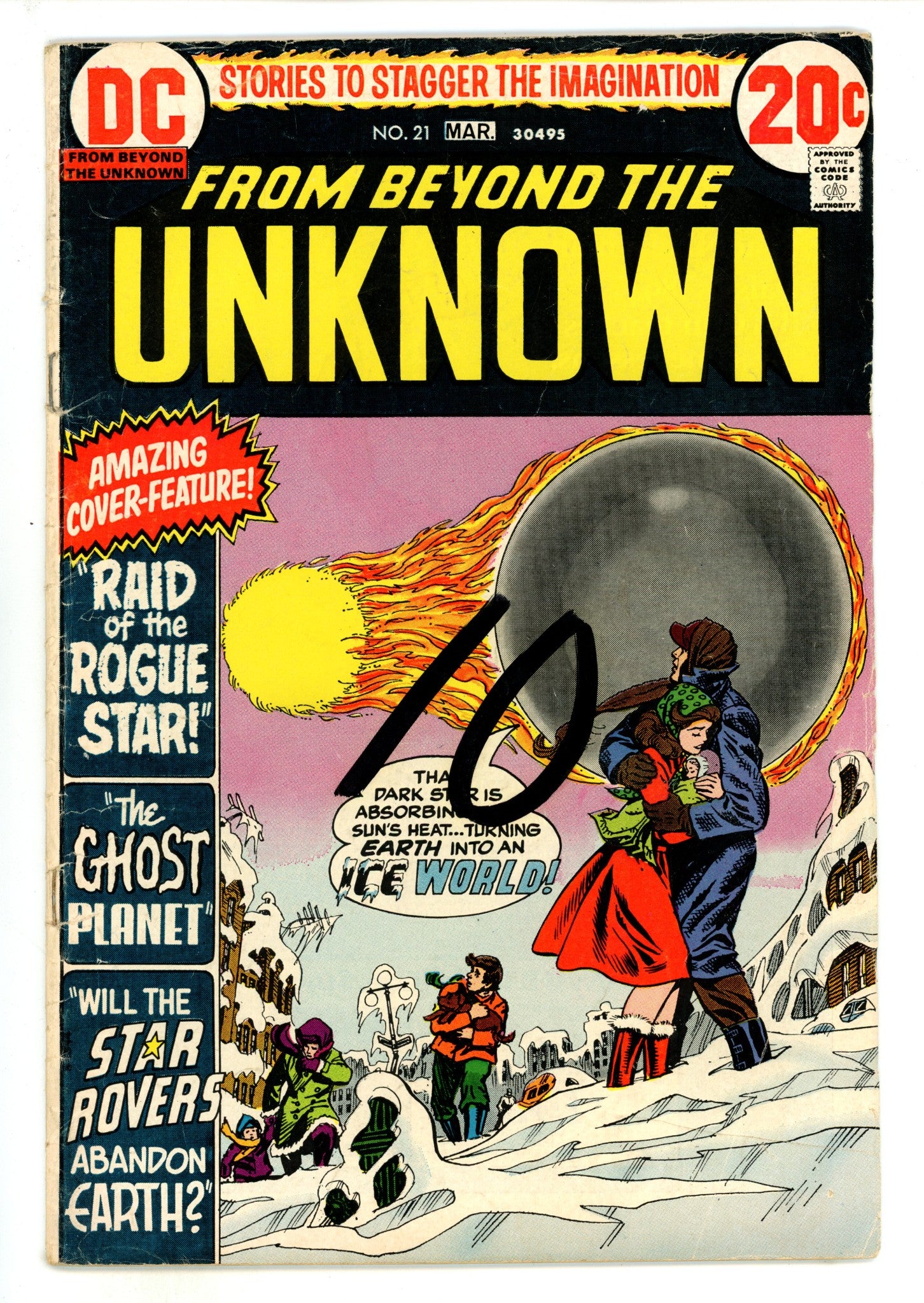 From Beyond the Unknown 21 VG- (3.5) (1973) 