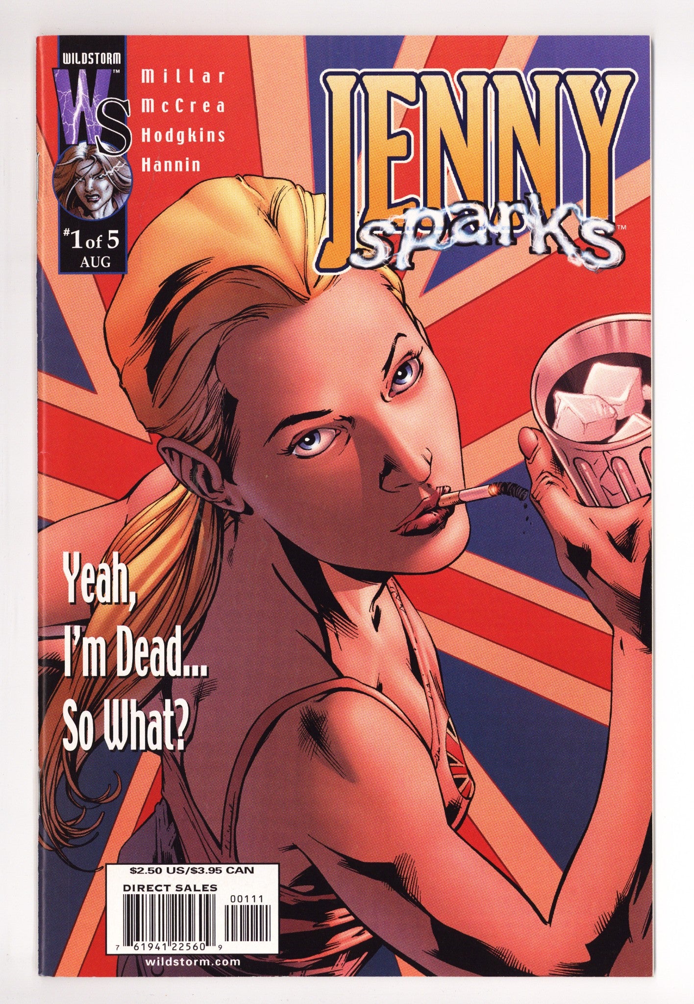 Jenny Sparks: The Secret History of the Authority 1 High Grade (2000) Hitch Variant 