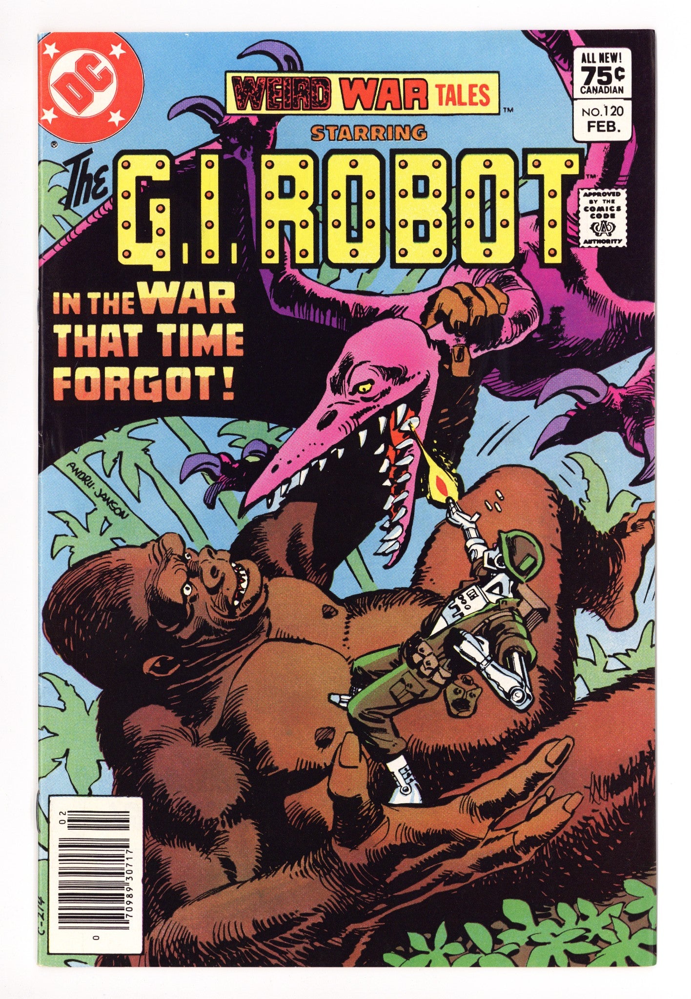 Weird War Tales Vol 1 120 FN/VF (7.0) (1983) Canadian Price Variant 