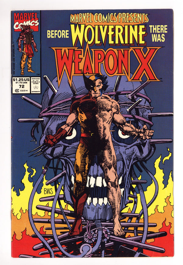 Marvel Comics Presents Vol 1 72 FN- (5.5) (1991) Newsstand