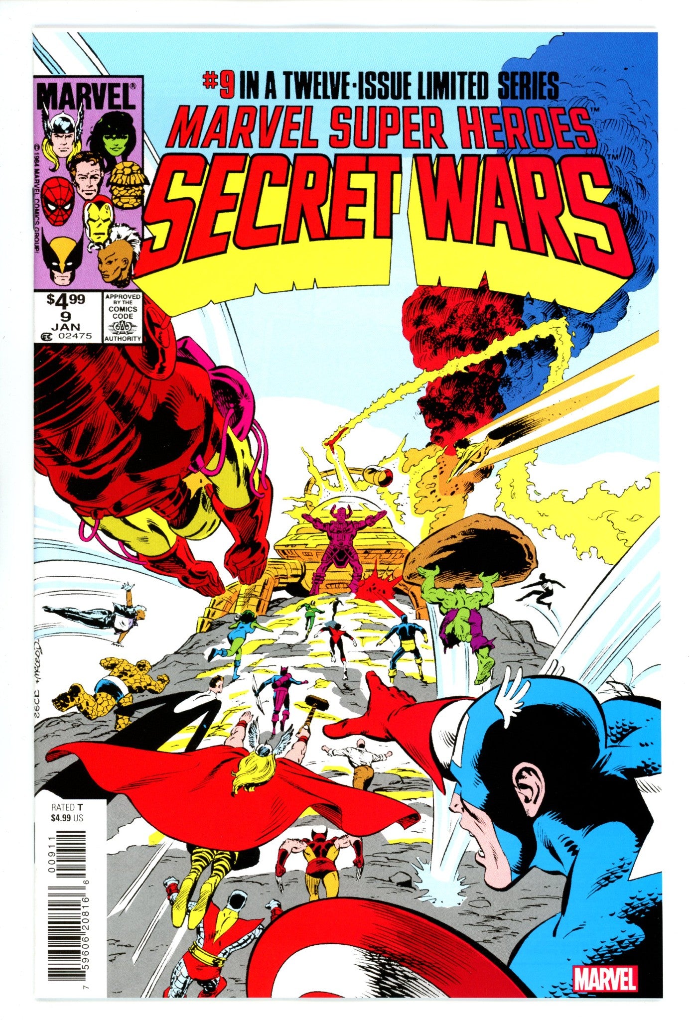 Marvel Super Heroes Secret Wars 9 Facsimile (2024)