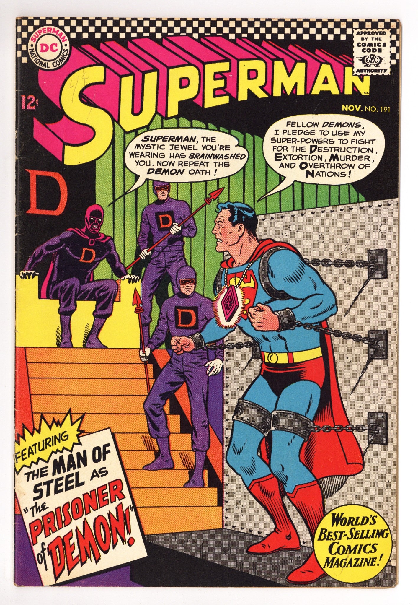 Superman Vol 1 191  FN- (5.5)   (1966)        