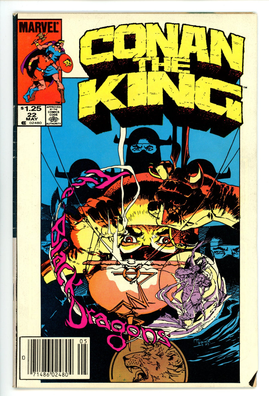 Conan the King Vol 1 22 Mid Grade (1984) Canadian Price Variant 