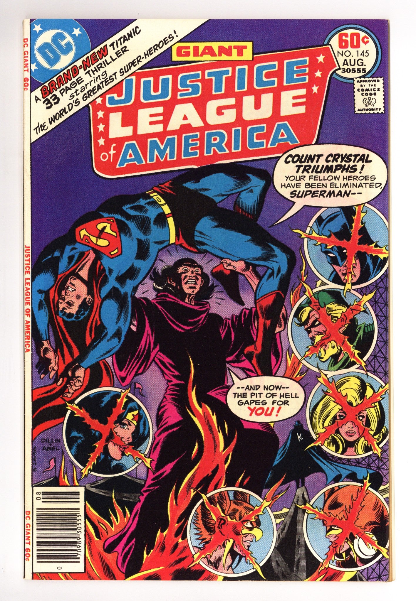 Justice League of America Vol 1 145 VF+ (8.5) (1977) 