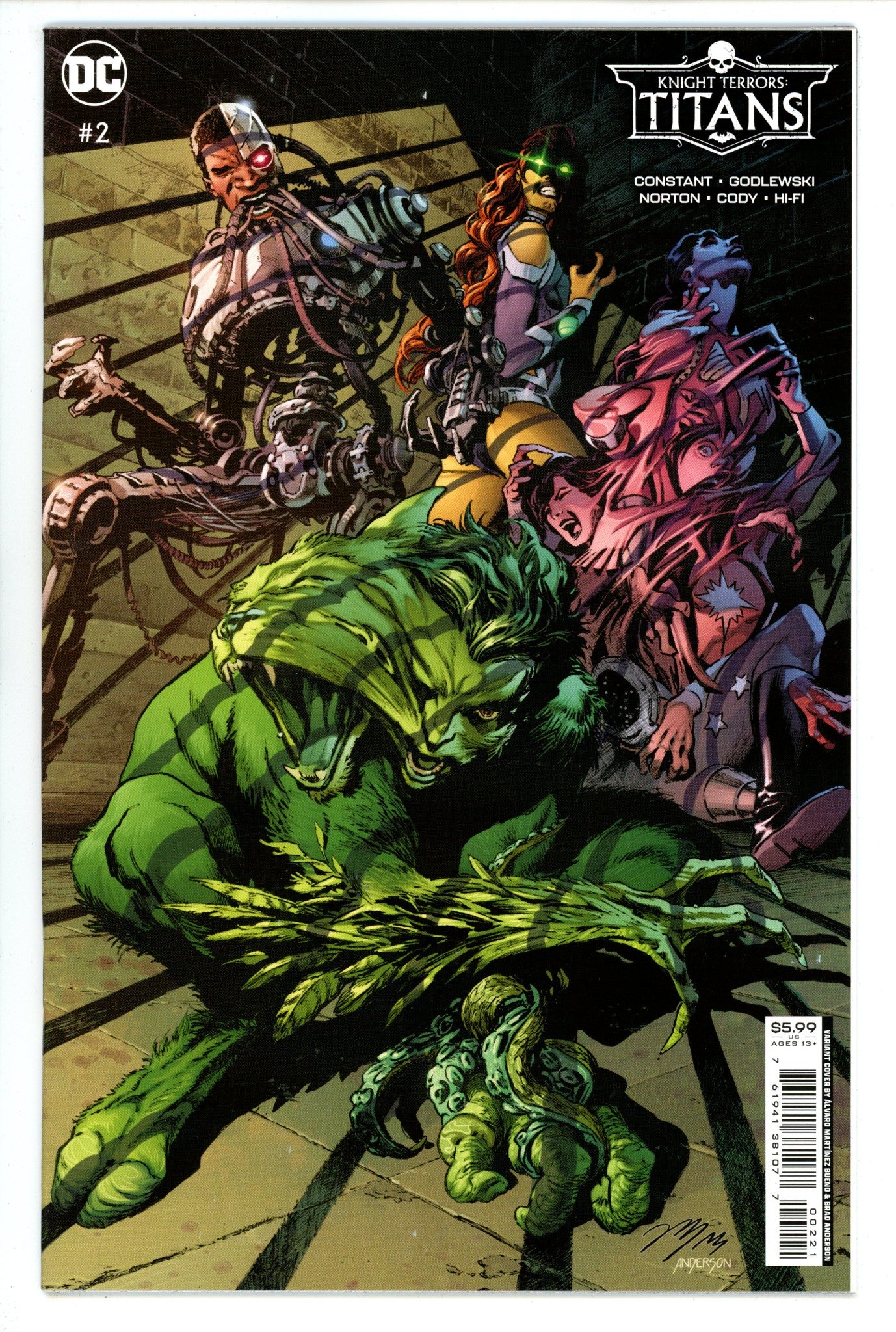 Knight Terrors: Titans 2 High Grade (2023) Bueno Variant 