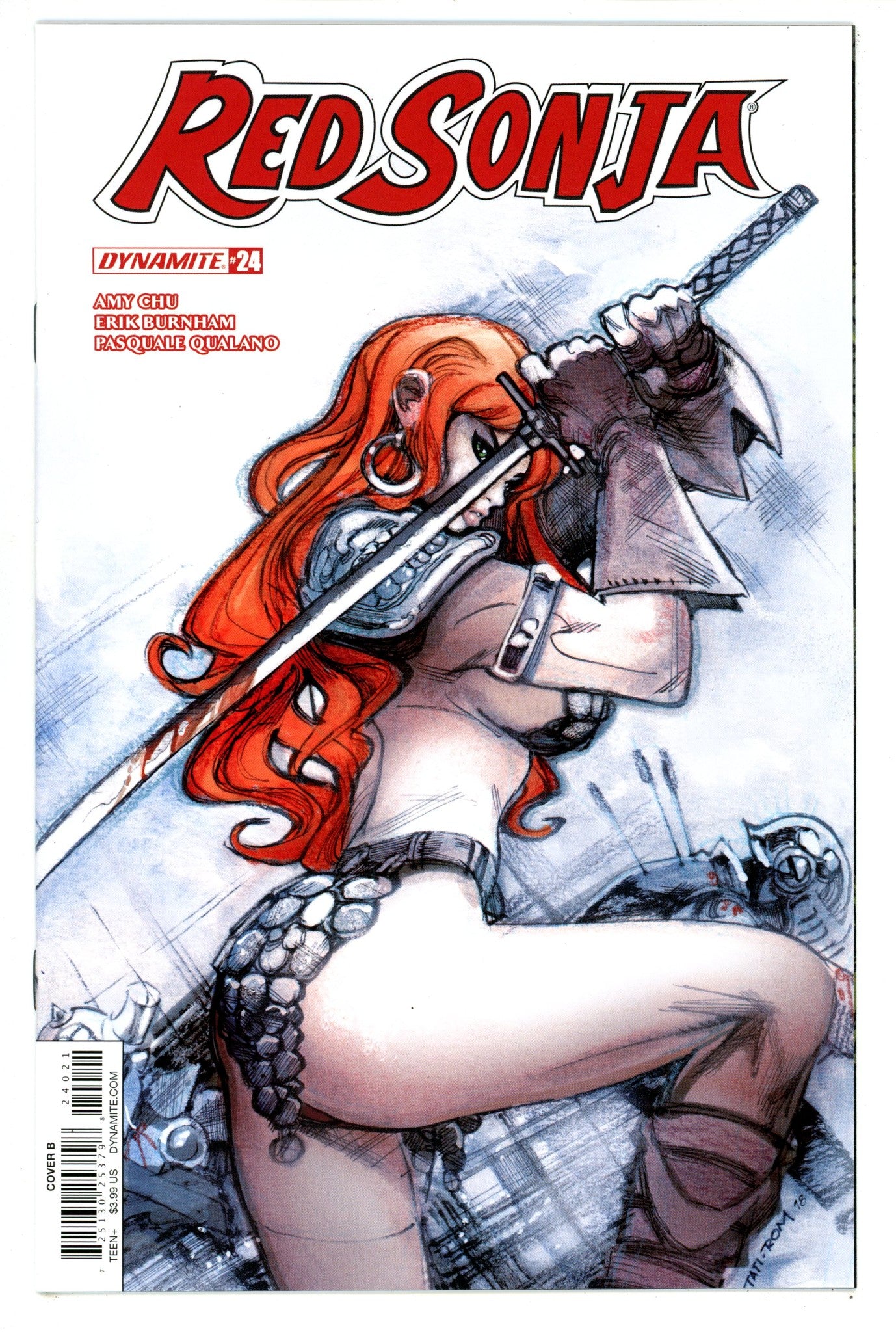 Red Sonja Vol 4 24 High Grade (2018) Moritat Variant 