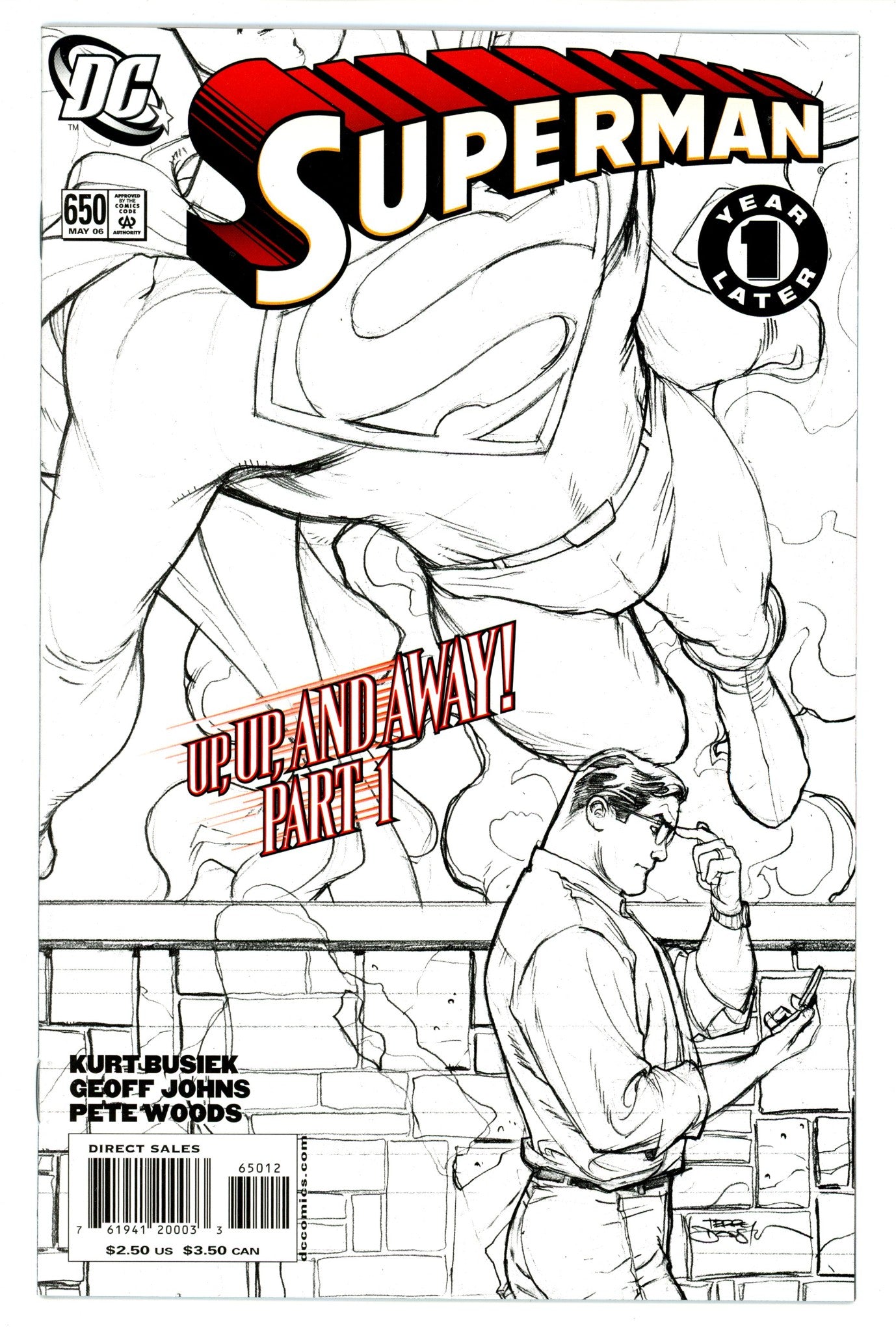 Superman Vol 1 650 High Grade (2006) 2nd Print 