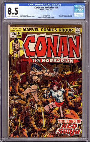 Conan the Barbarian Vol 1 24 CGC 8.5 (VF+) (1973)