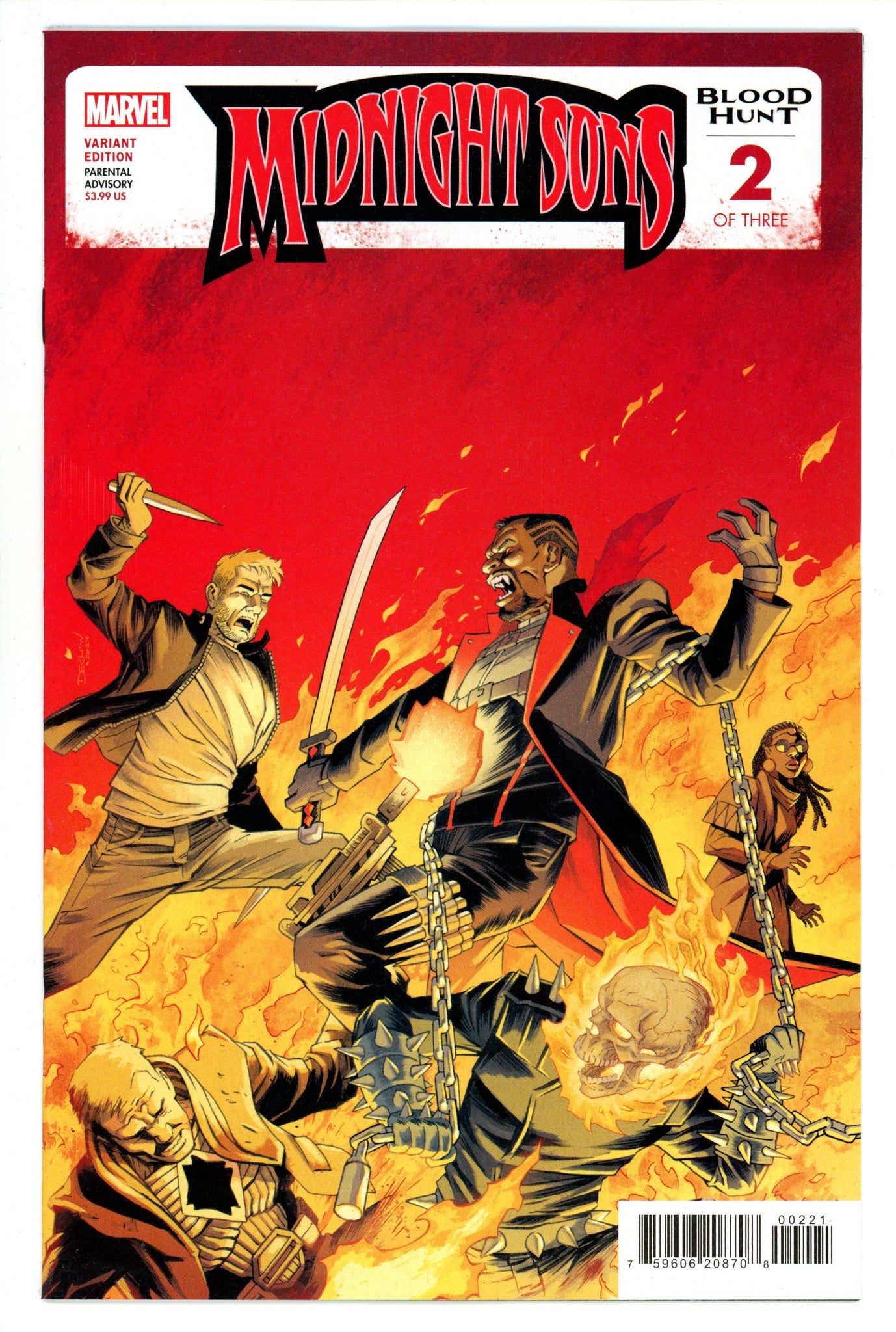 Midnight Sons: Blood Hunt 2 Shalvey Variant (2024)