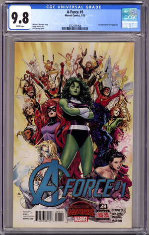 A-Force Vol 1 1 CGC 9.8 (NM/M) (2015)